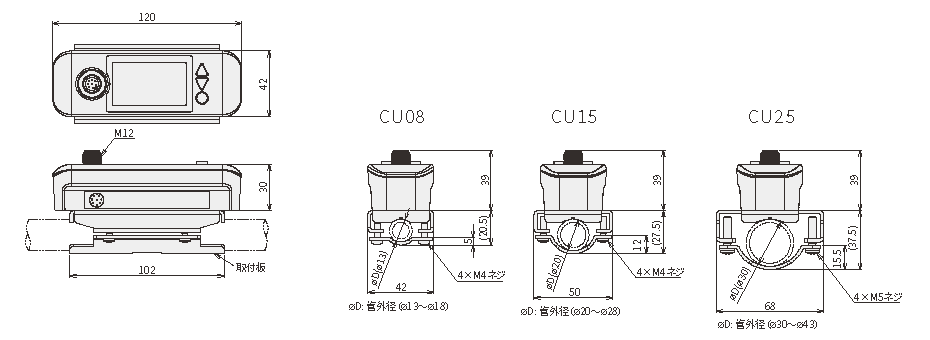 ATZTA CU 外形図