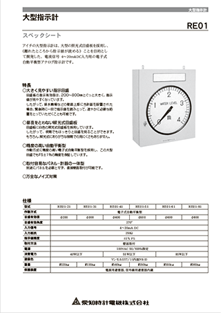 大型指示計 RE01